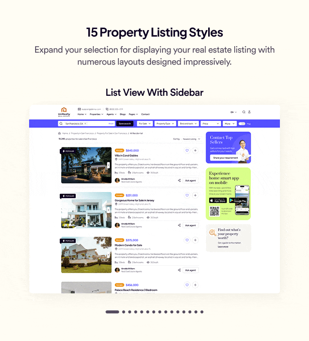 HomeSmart – WordPress-Theme für Immobilien und Eigentum
